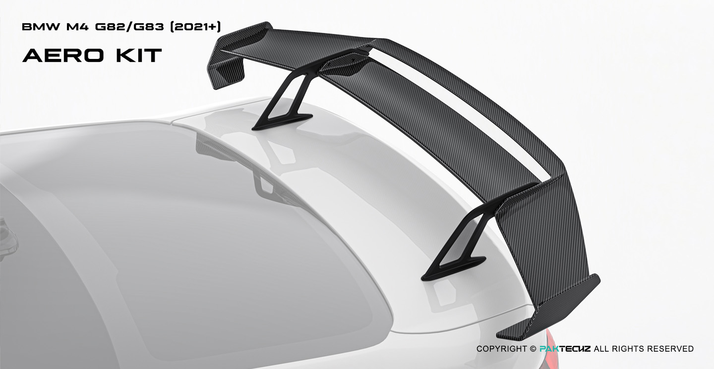 宝马M4 (G82 G83) Paktechz 款碳纤维尾翼