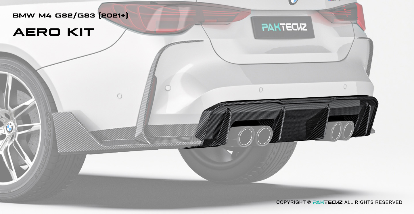 宝马M4 (G82 G83) Paktechz 款碳纤维后唇