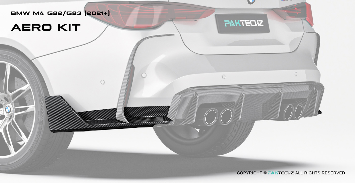 宝马M4 (G82 G83) Paktechz 款碳纤维后包角
