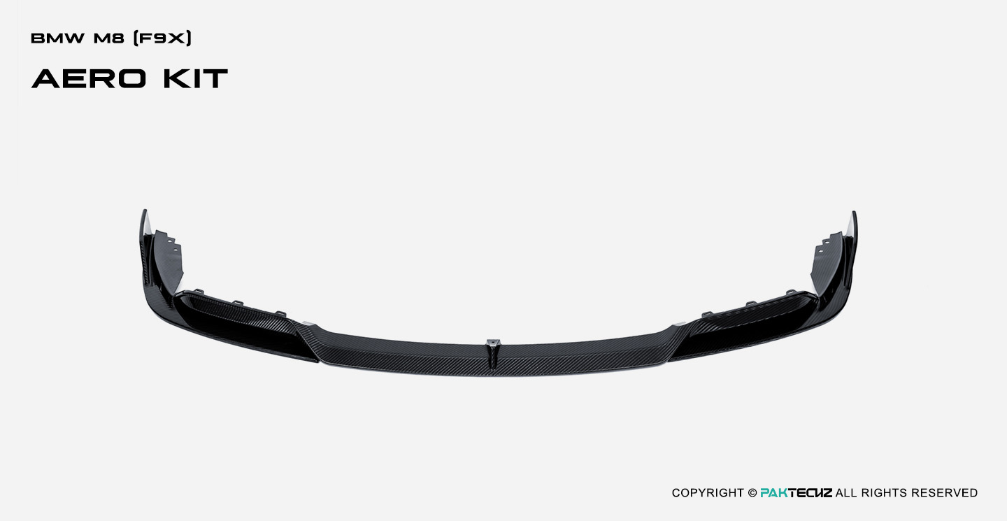 BMW M8 (F91 F92 F93) Paktechz Design Carbon Fiber Front Lip