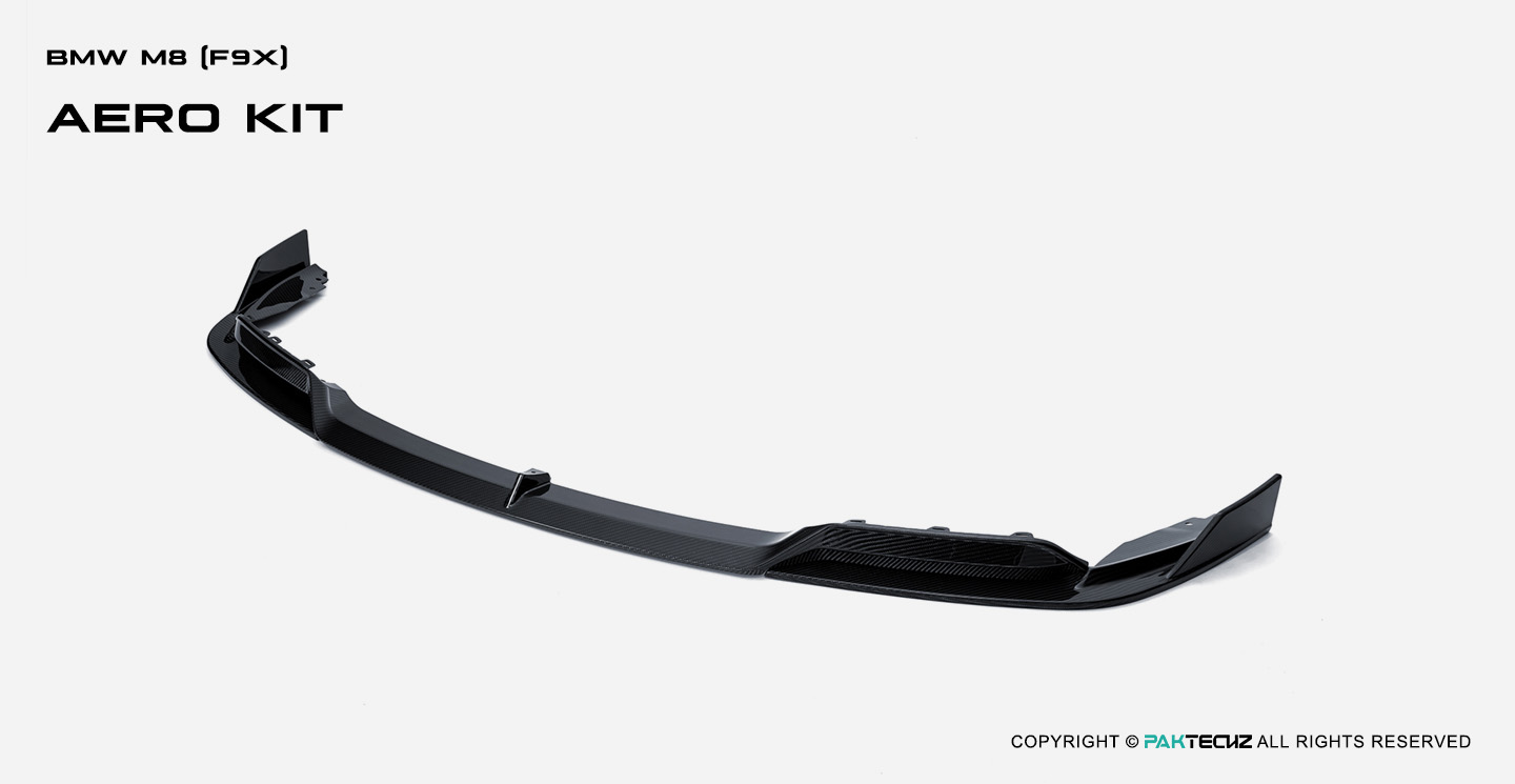 BMW M8 (F91 F92 F93) Paktechz Design Carbon Fiber Front Lip