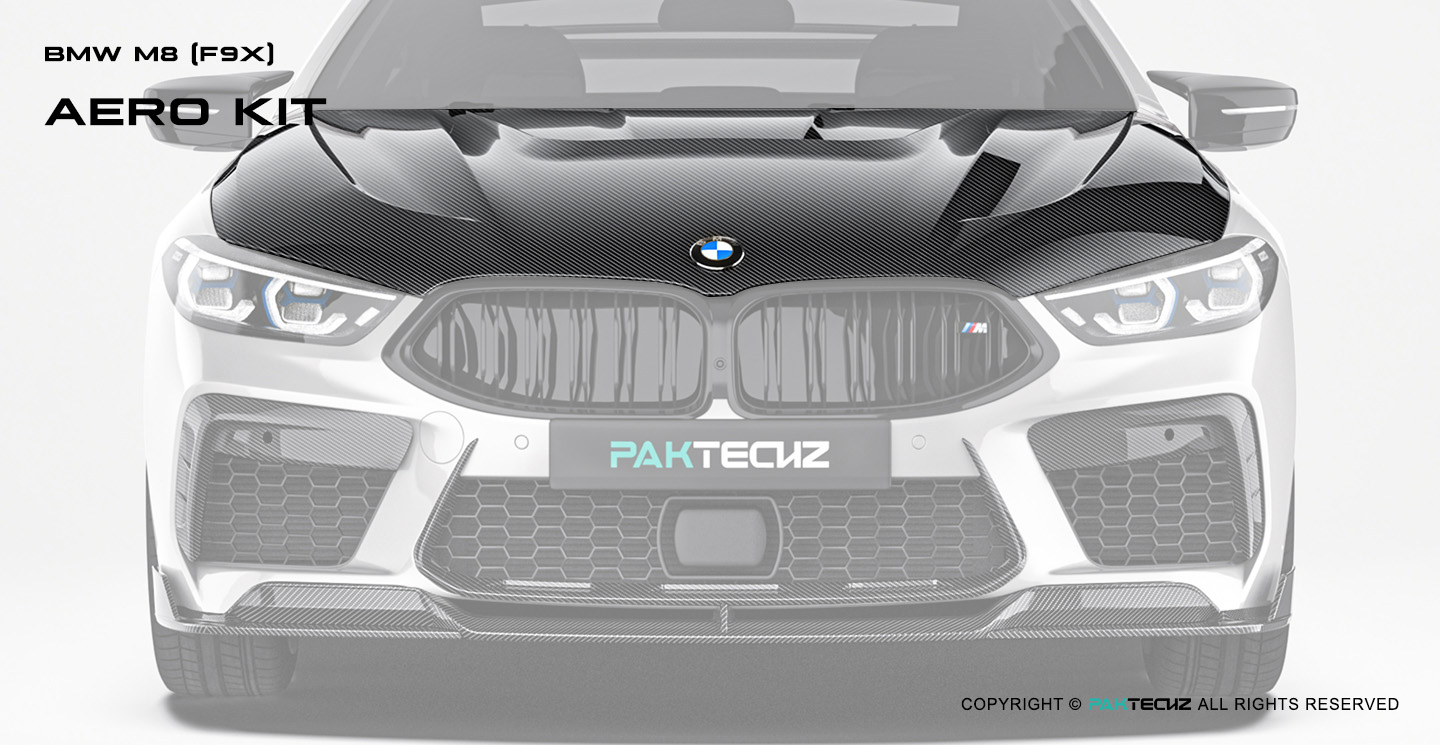 BMW M8 (F91 F92 F93) Paktechz Design Carbon Fiber Hood