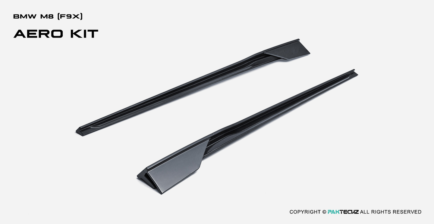 BMW M8 (F91 F92 ) Paktechz Design Carbon Fiber Side Skirts