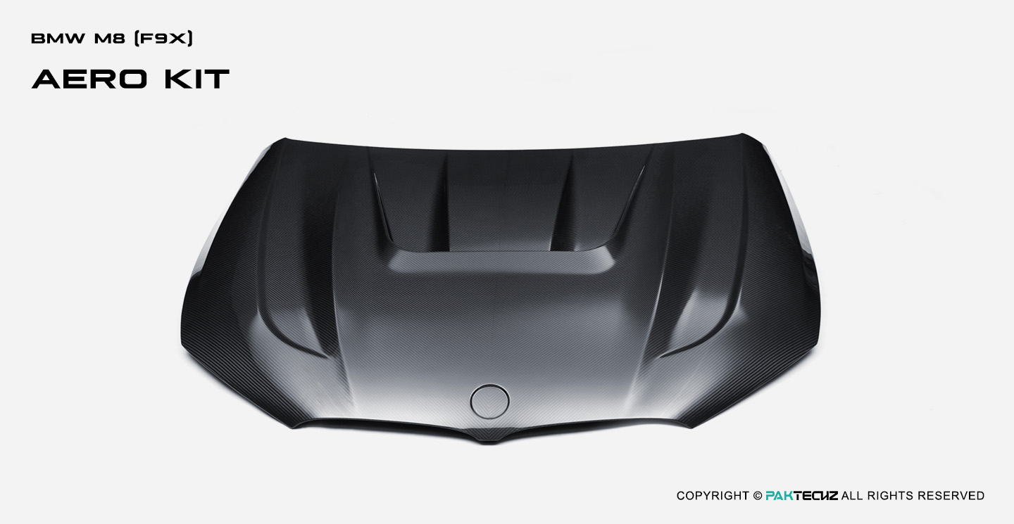 BMW M8 (F91 F92 F93) Paktechz Design Carbon Fiber Hood