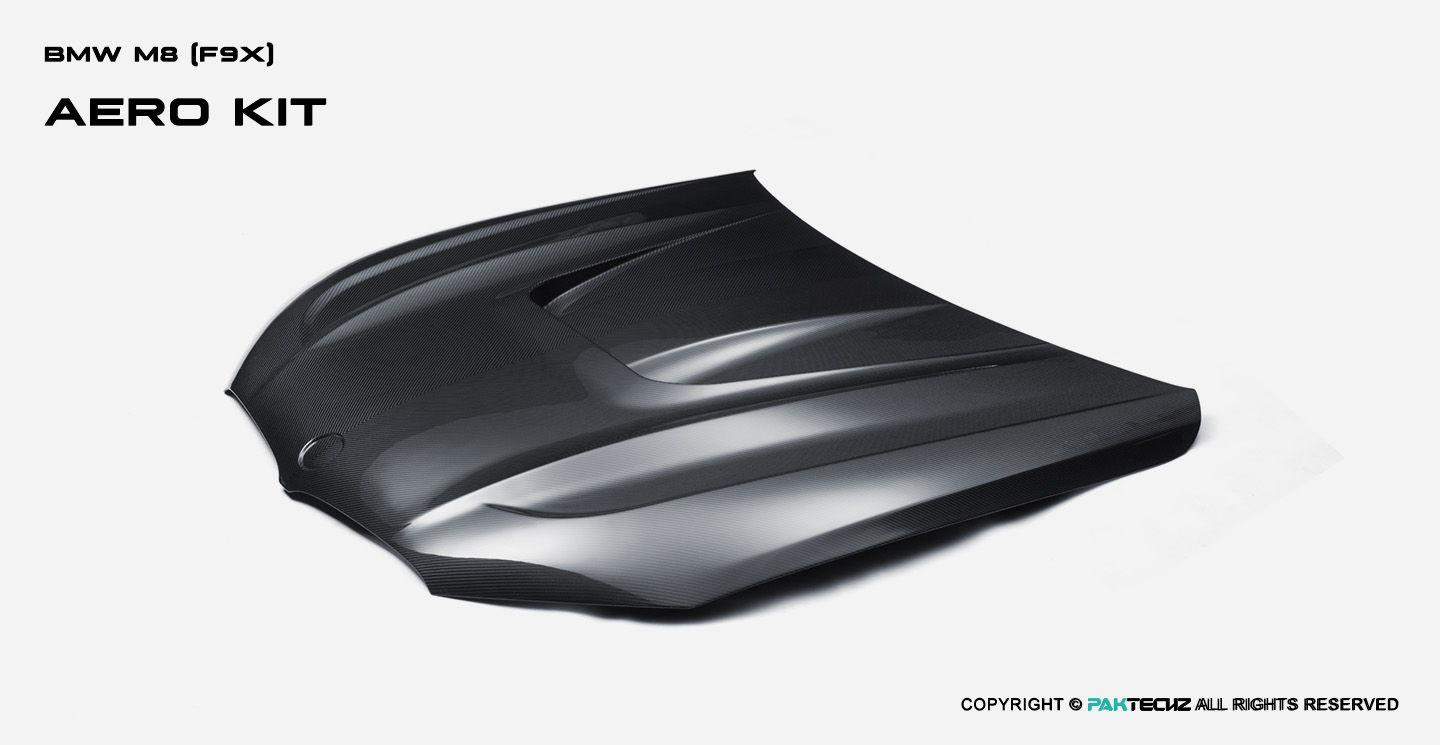 BMW M8 (F91 F92 F93) Paktechz Design Carbon Fiber Hood