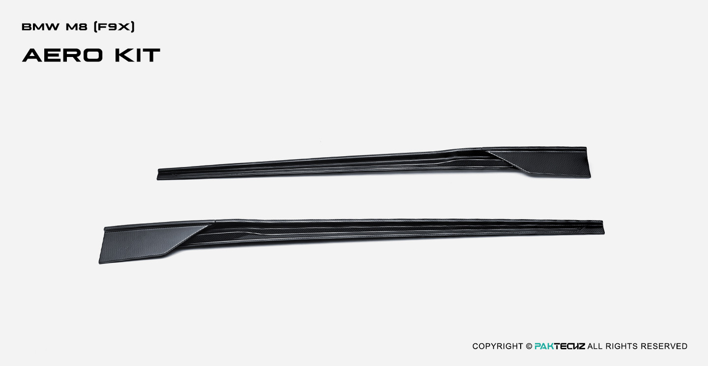 BMW M8 (F91 F92 ) Paktechz Design Carbon Fiber Side Skirts