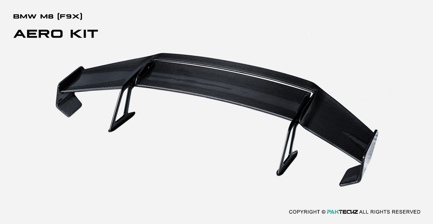 BMW M8 F92 Paktechz Design Carbon Fiber Rear Wing