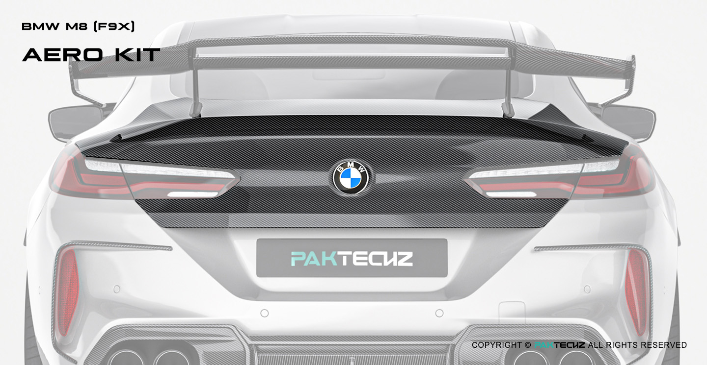 BMW M8 F92 OEM Style Carbon Fiber Trunk Lid