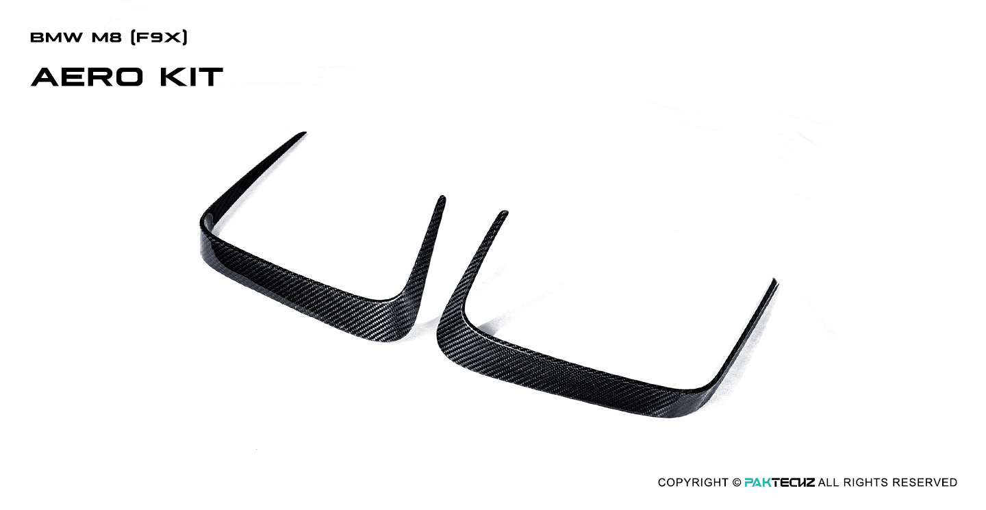 BMW M8 (F91 F92) Paktechz Design Carbon Fiber Rear Canards