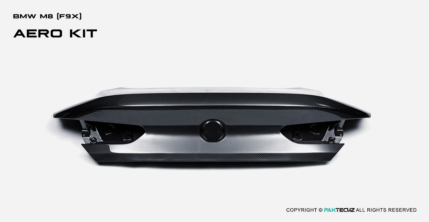 BMW M8 F92 OEM Style Carbon Fiber Trunk Lid