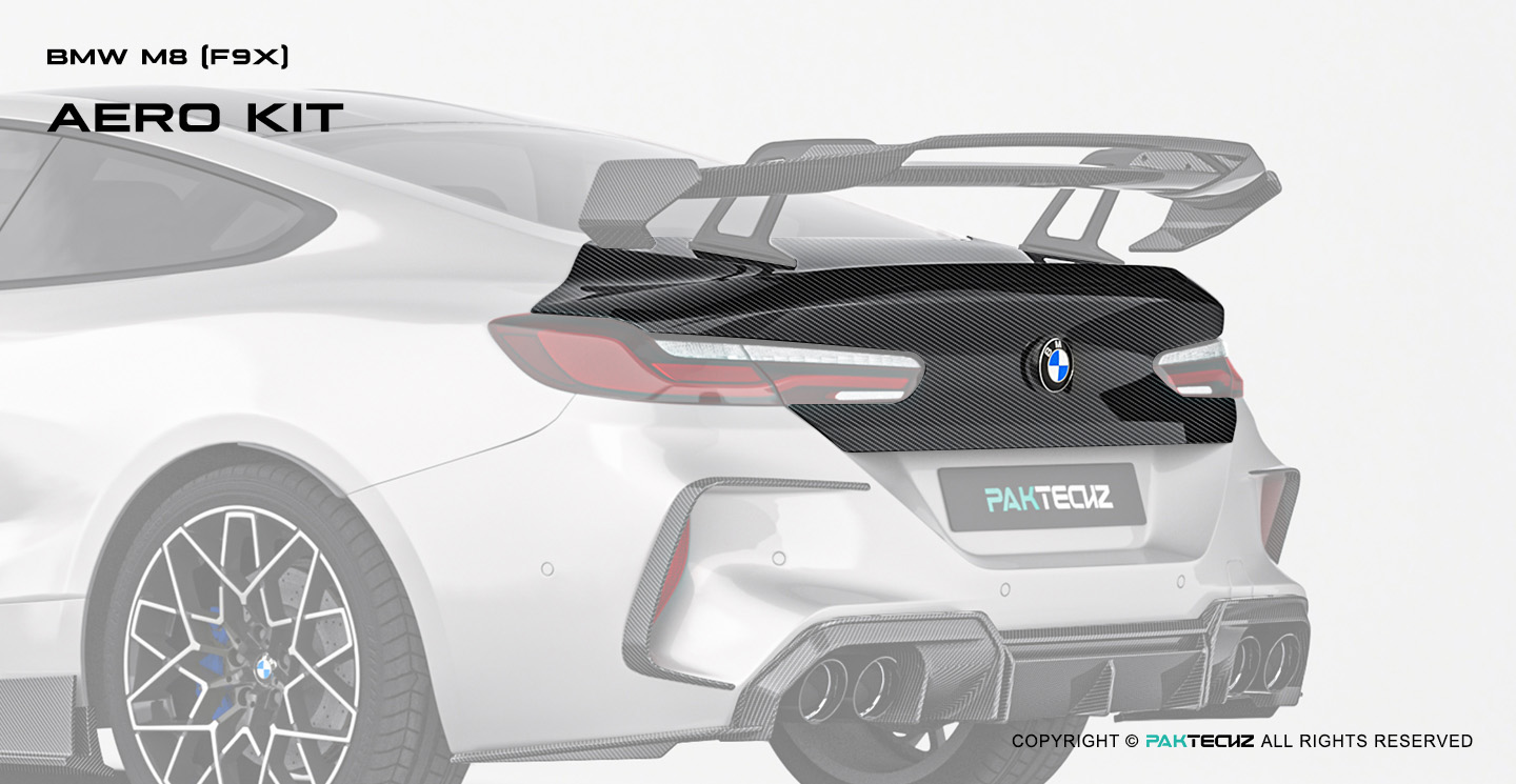 BMW M8 F92 OEM Style Carbon Fiber Trunk Lid