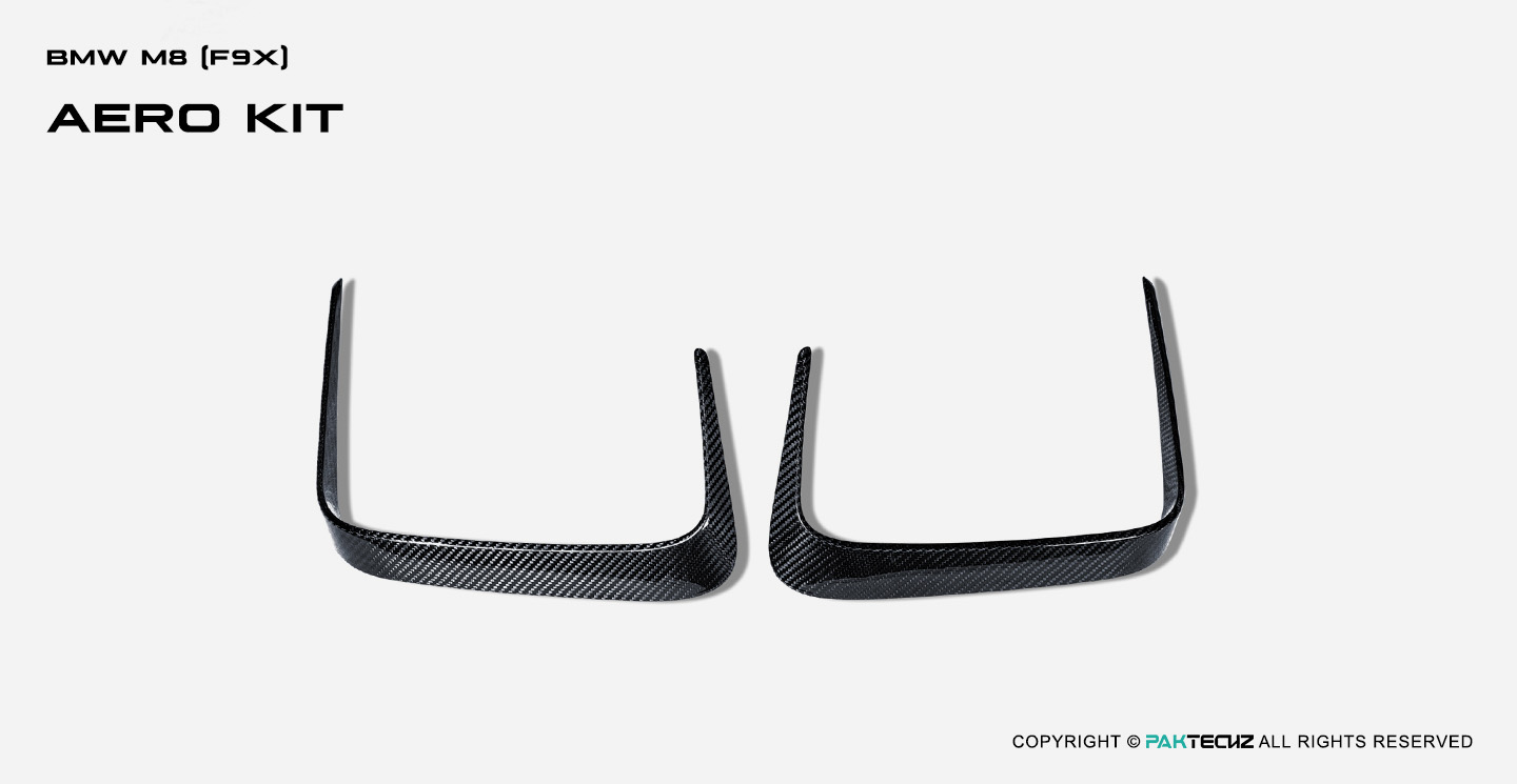 BMW M8 (F91 F92) Paktechz Design Carbon Fiber Rear Canards