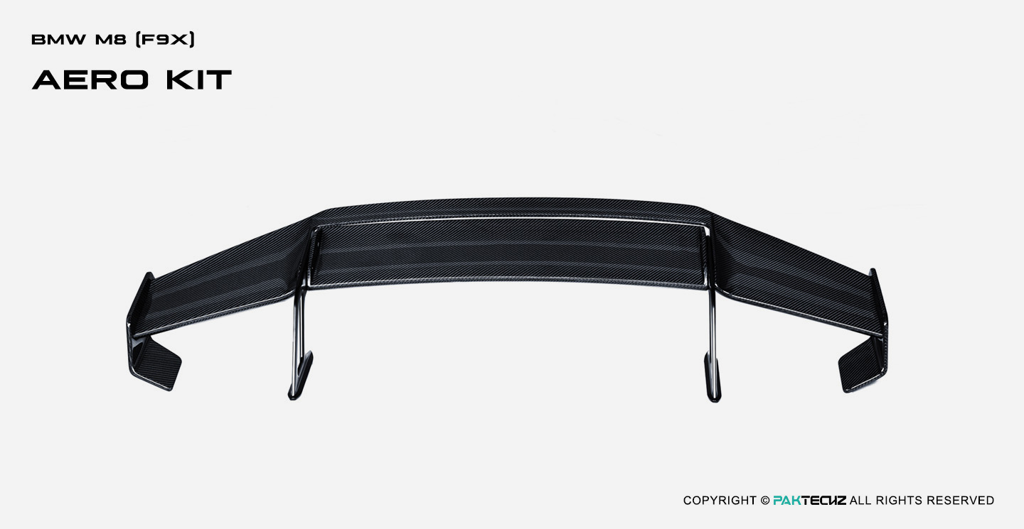 BMW M8 F92 Paktechz Design Carbon Fiber Rear Wing