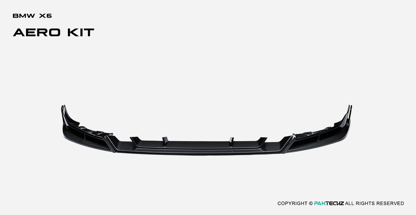 宝马X6 G06 LCI Paktechz碳纤维前唇