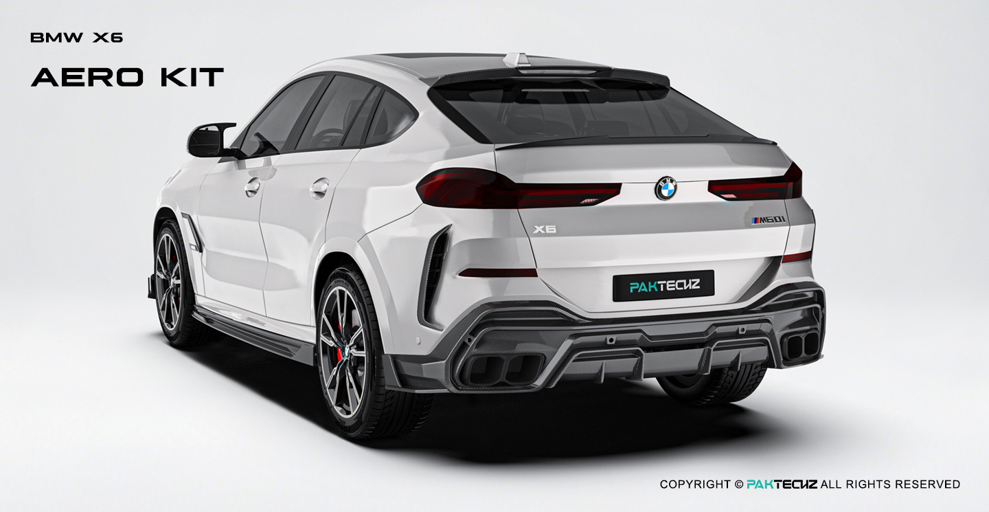 BMW X6 G06 Paktechz Design Carbon Fiber Body Kit
