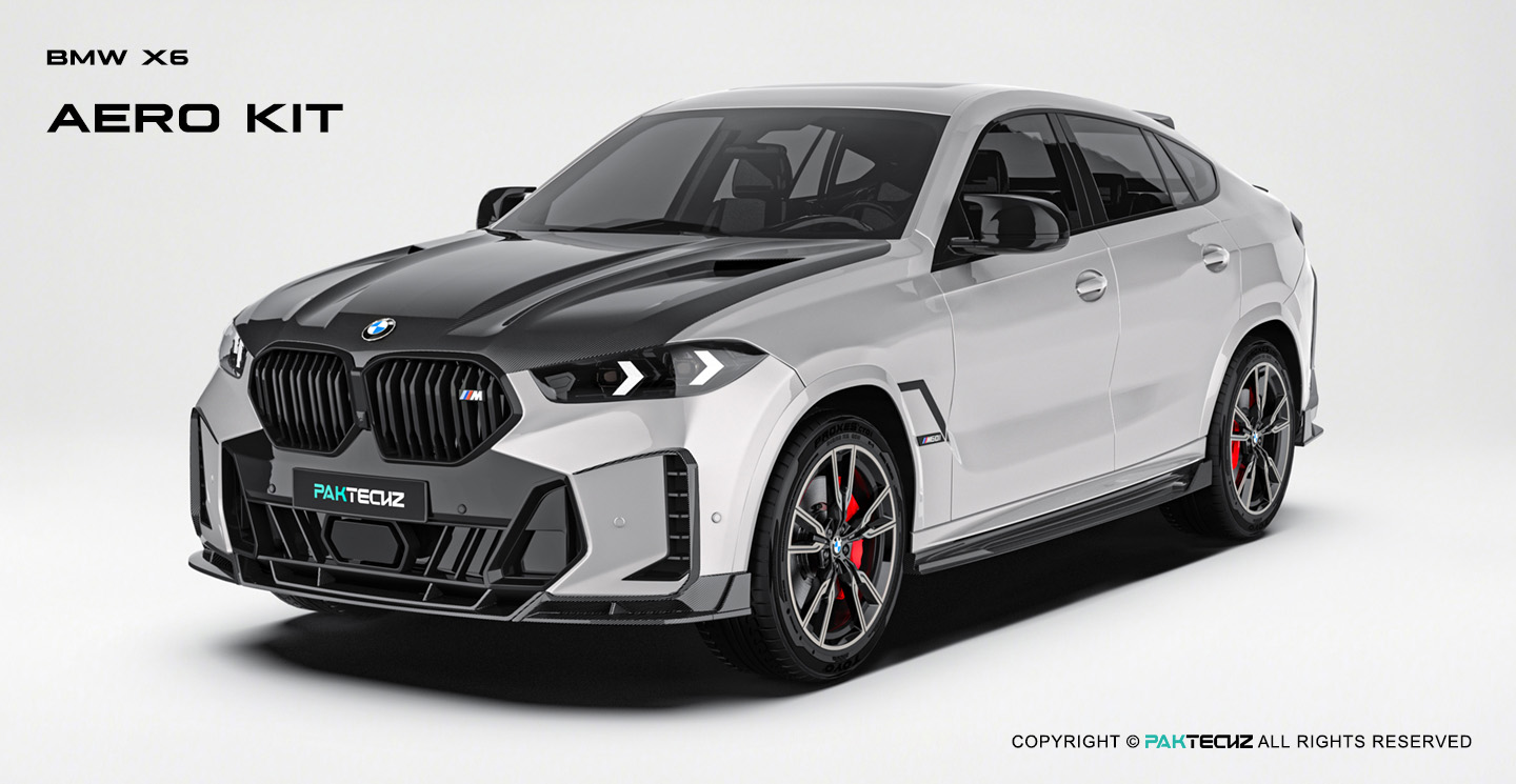 BMW X6 G06 Paktechz Design Carbon Fiber Body Kit