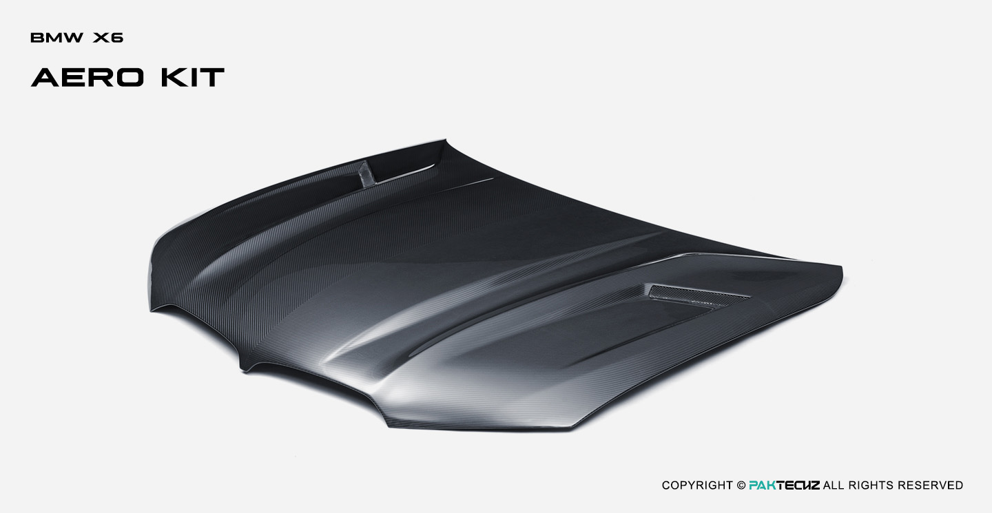 BMW X6 G06 Paktechz Design Carbon Fiber Hood