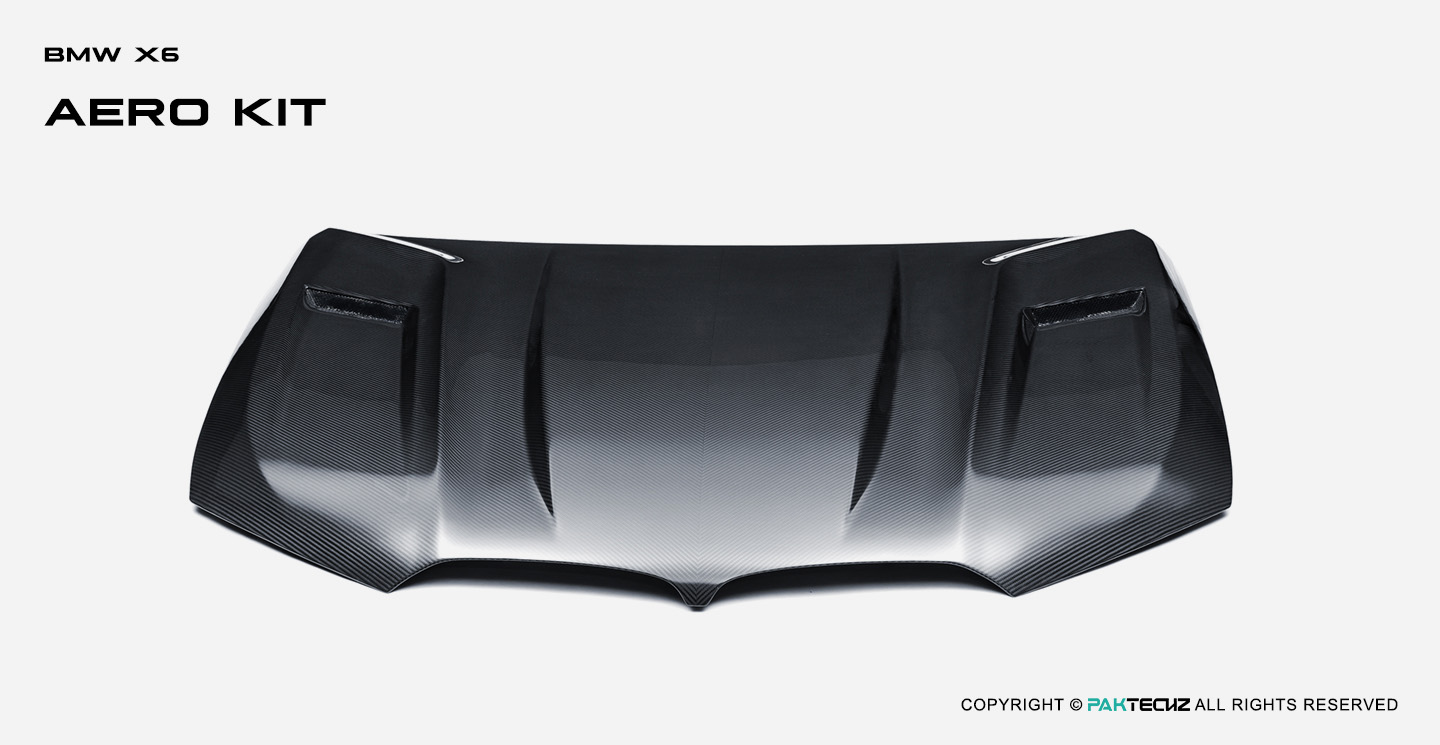 BMW X6 G06 Paktechz Design Carbon Fiber Hood