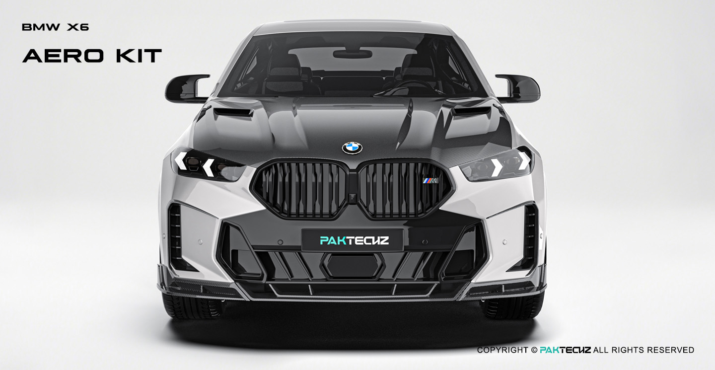 BMW X6 G06 Paktechz Design Carbon Fiber Hood