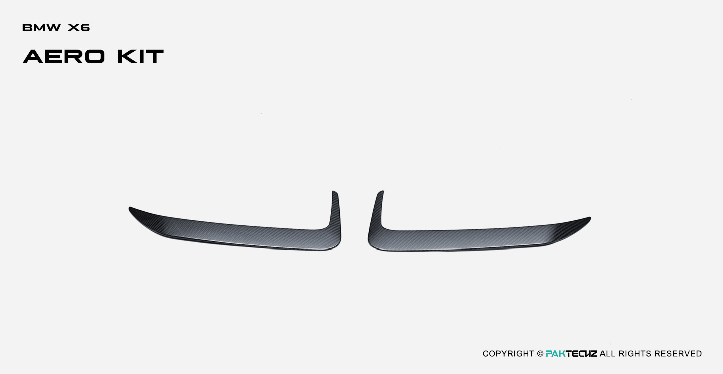 BMW X6 G06 Paktechz Design Carbon Fiber Rear Canard