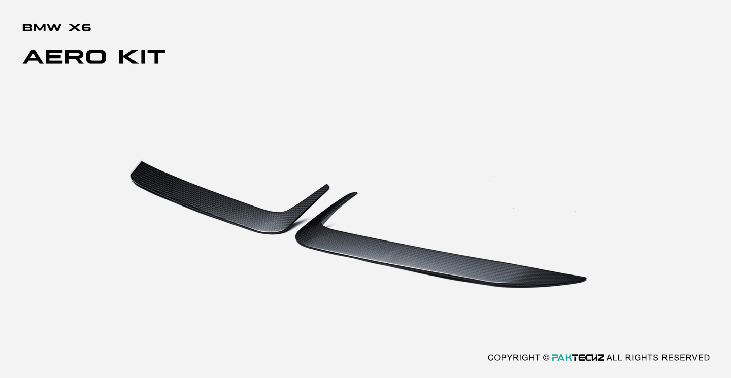 BMW X6 G06 Paktechz Design Carbon Fiber Rear Canard