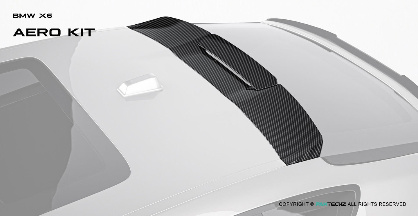 宝马X6 G06 Paktechz碳纤维顶翼