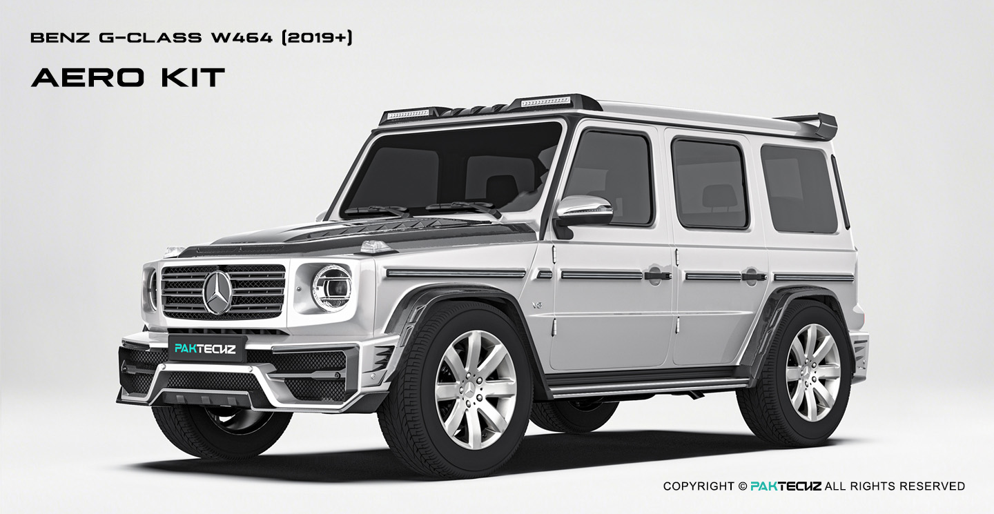 奔驰 G级 Paktechz 款碳纤维轮眉