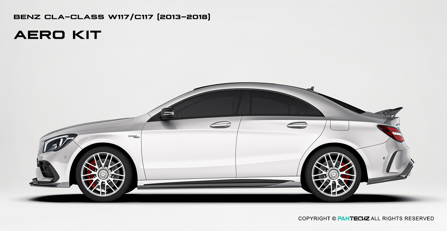 奔驰 CLA级 (W117) Paktechz 款碳纤维套件