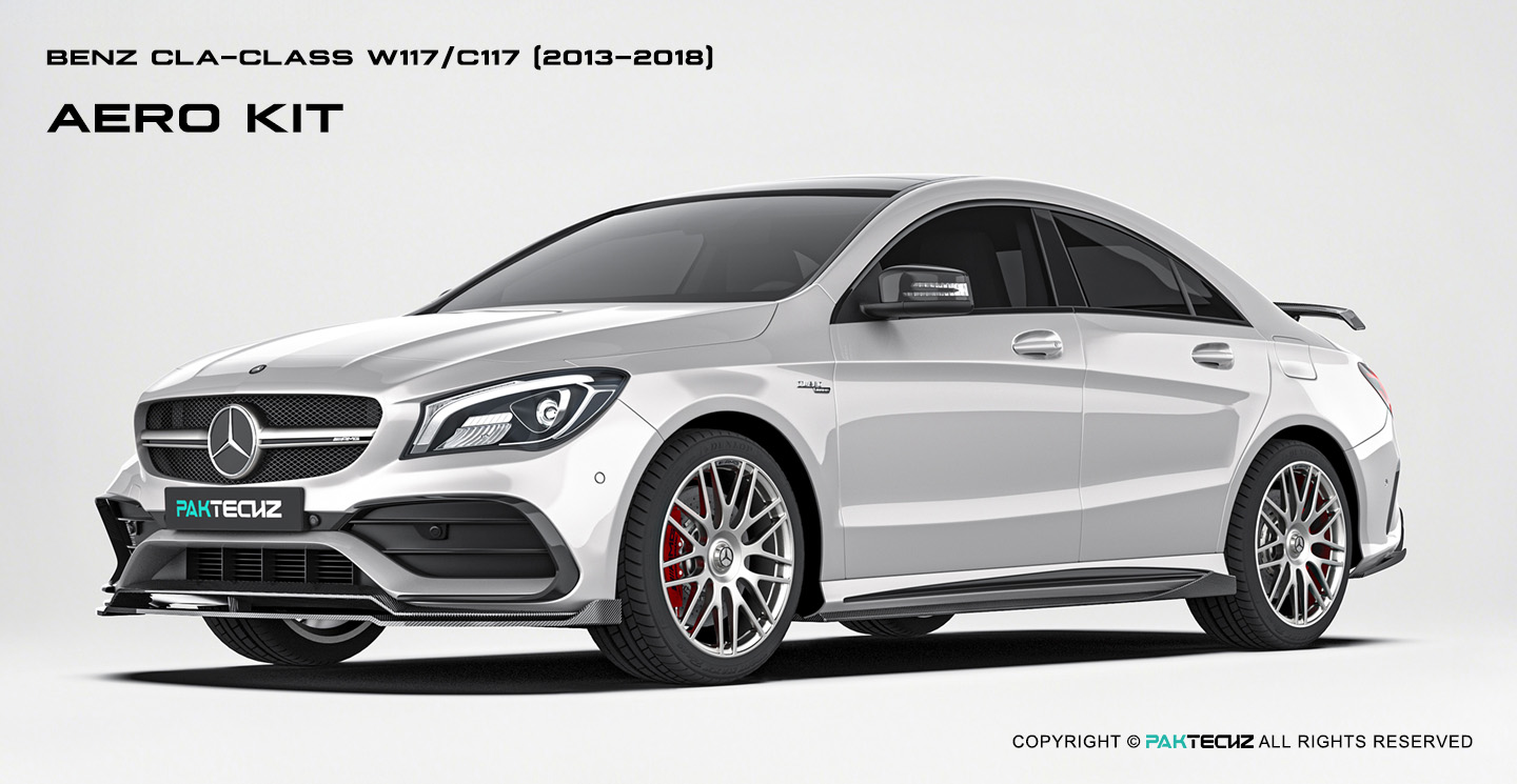 奔驰 CLA级 (W117) Paktechz 款碳纤维前唇