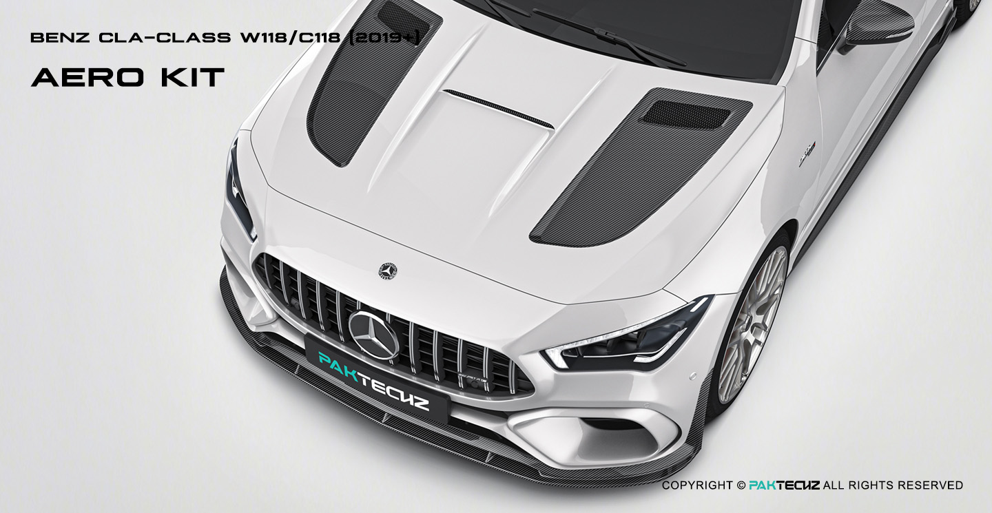 奔驰 CLA级 (W118) Paktechz 款碳纤维套件