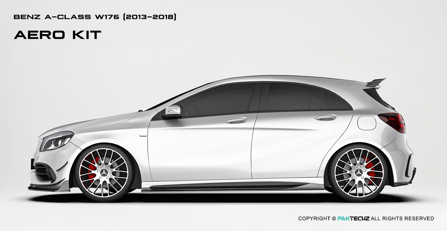 奔驰 A级 (W176) Paktechz 款碳纤维套件