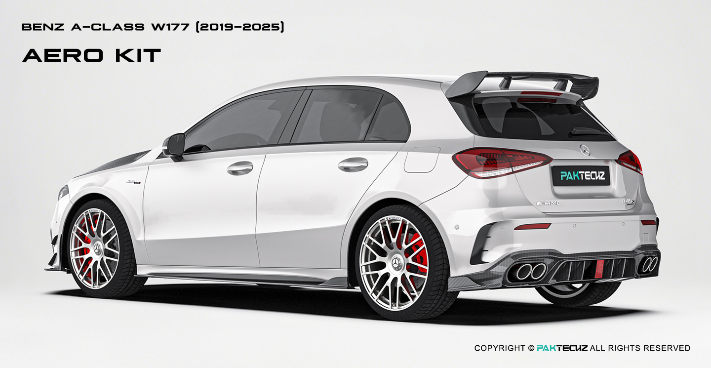 Mercedes Benz A-Class W177 Carbon Fiber Roof Spoiler