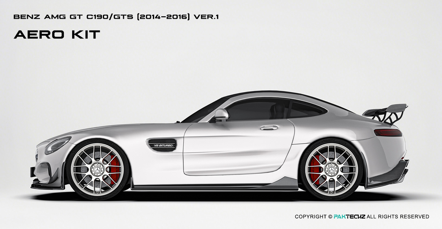 奔驰 AMG GT  Paktechz 款碳纤维套件