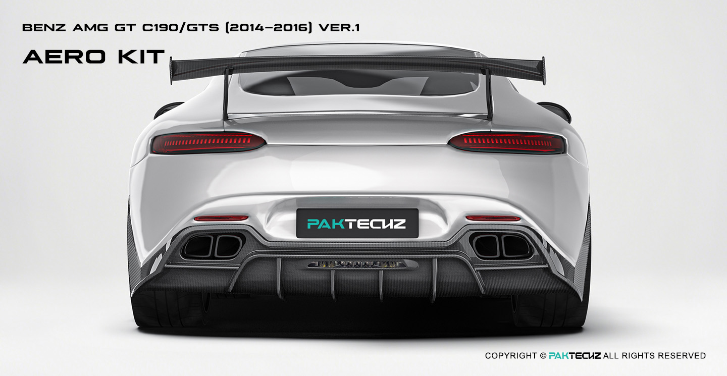 奔驰 AMG GT  Paktechz 款碳纤维套件