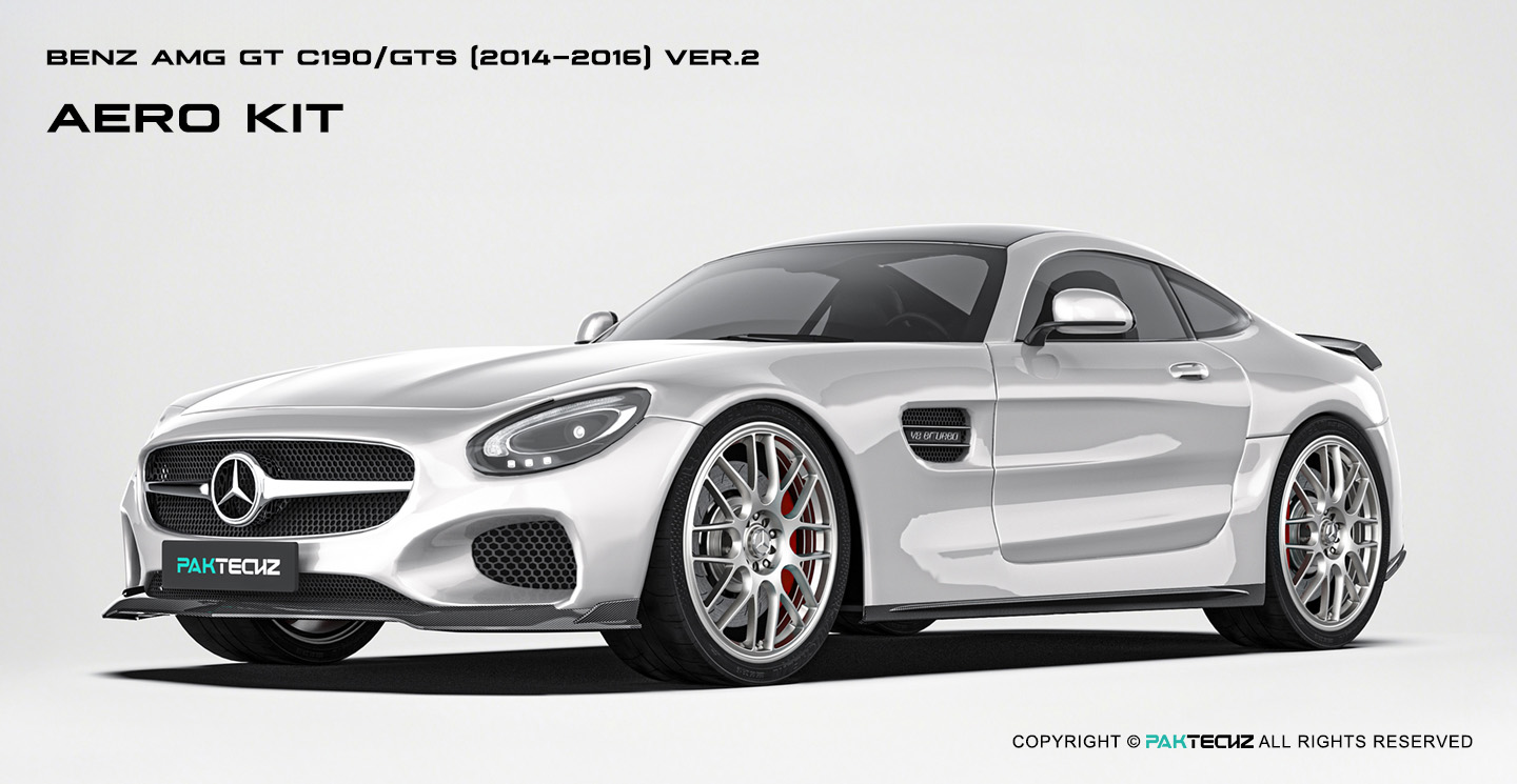 奔驰 AMG GT  Paktechz 款前唇