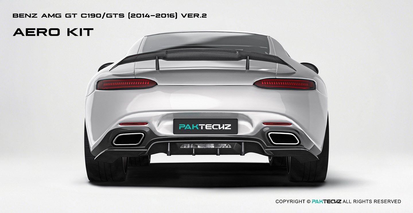 奔驰 AMG GT  Paktechz 款碳纤维套件