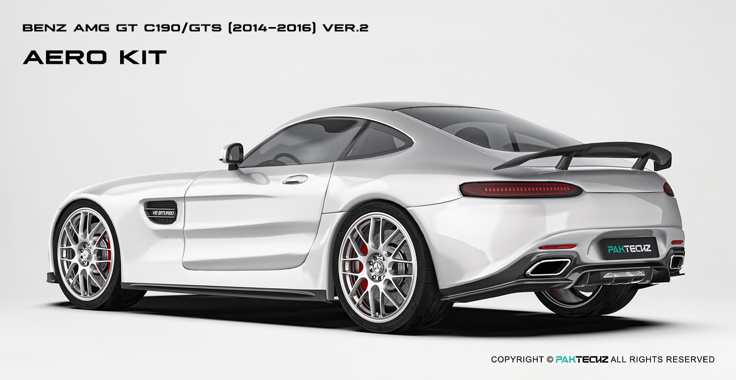 奔驰 AMG GT  Paktechz 款碳纤维套件