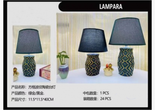 lámpara de mesa de cerámica-JJ11924-6und