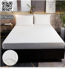Funda de colchón impermeable de lijado suave, color blanco, para Hotel.