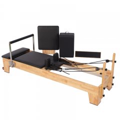 Oak Wood Pilates Reformer