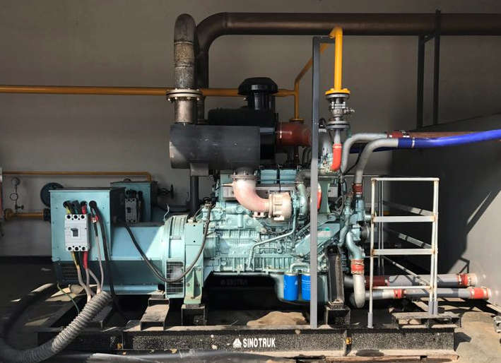 248KW natural gas generator set in CNG gas field