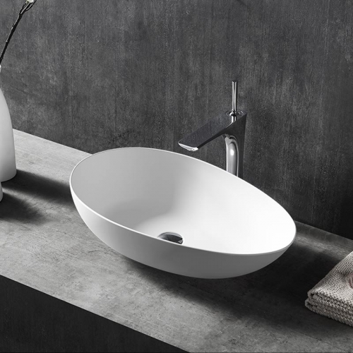Above Counter Top Solid Surface Wash Basin XA-A75