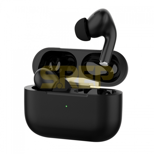 TWS & ANC Bluetooth Earbud In-Ear with Wireless Charger Case AiMuz Pro Black