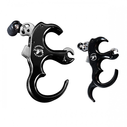 Bow Releases-TP420 Bow Release Aid 3/4 Fingers Automatic Archery Release Aluminium Alloy Thumb Trigger for Compound Bow Accessory
