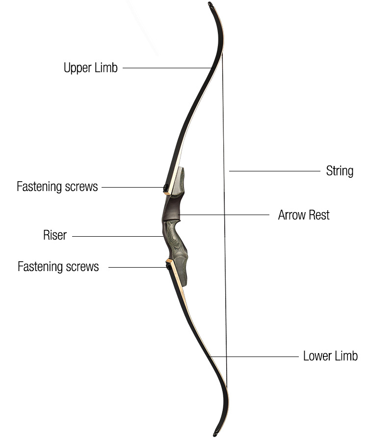 Wooden Recurve Bow R35