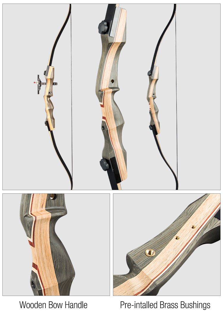 TOPOINT ARCHERY 62" Takedown Recurve Bow Archery for Hunting Targeting