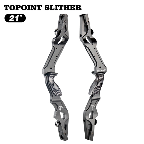TOPOINT ARCHERY SLITHER 21 Recurve Bow Riser Aluminum CNC Machining Bow  Riser American Hunting Bow Handle Right Handed for Archery Bow Hunting  Target