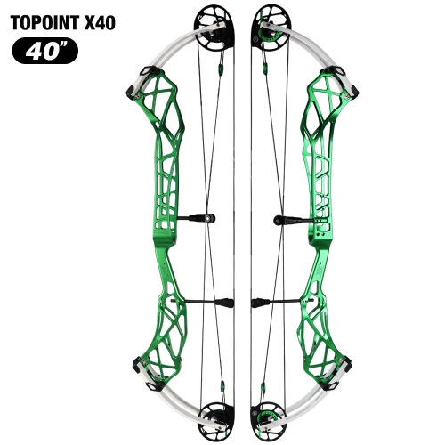 TOPOINT X Target Compound Bow, Axle-Axle 40'',Draw Weright 40-50LB/50-60LB,Draw Length 25-28"  / 27-31"