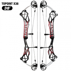 TOPOINT X 38 Target Compound Bow, Axle-Axle 38'',Draw Weright 40-50LB/50-60LB,Draw Length 24.5-27.5" / 26.5-30.5" Archery Bow