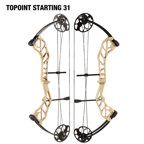 TOPOINT ARCHERY Starting 31 Hunting Compound Bow Only for Beginner&Intermediate Archers Archery Equipment DW:19-70LB, DL19-30"